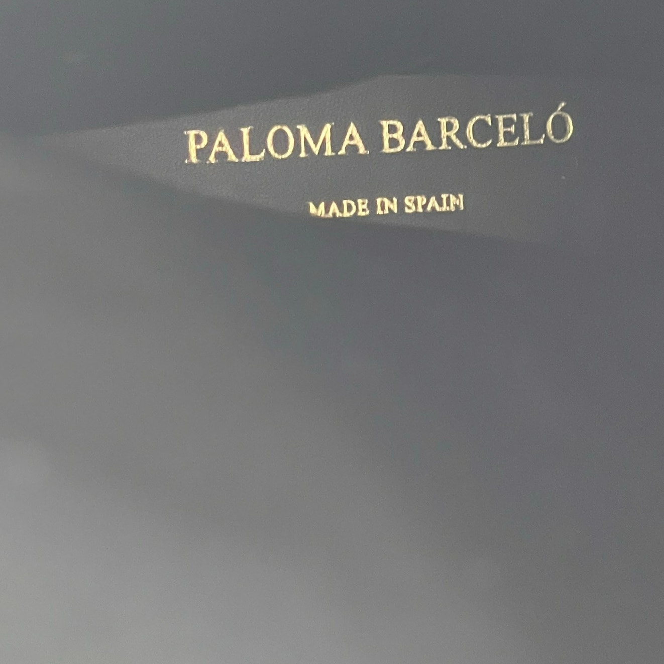 Paloma Barcelo Boots Size 37 (Us 6-6.5) Black Paneled Leather Spain Designer — image 4 of 8